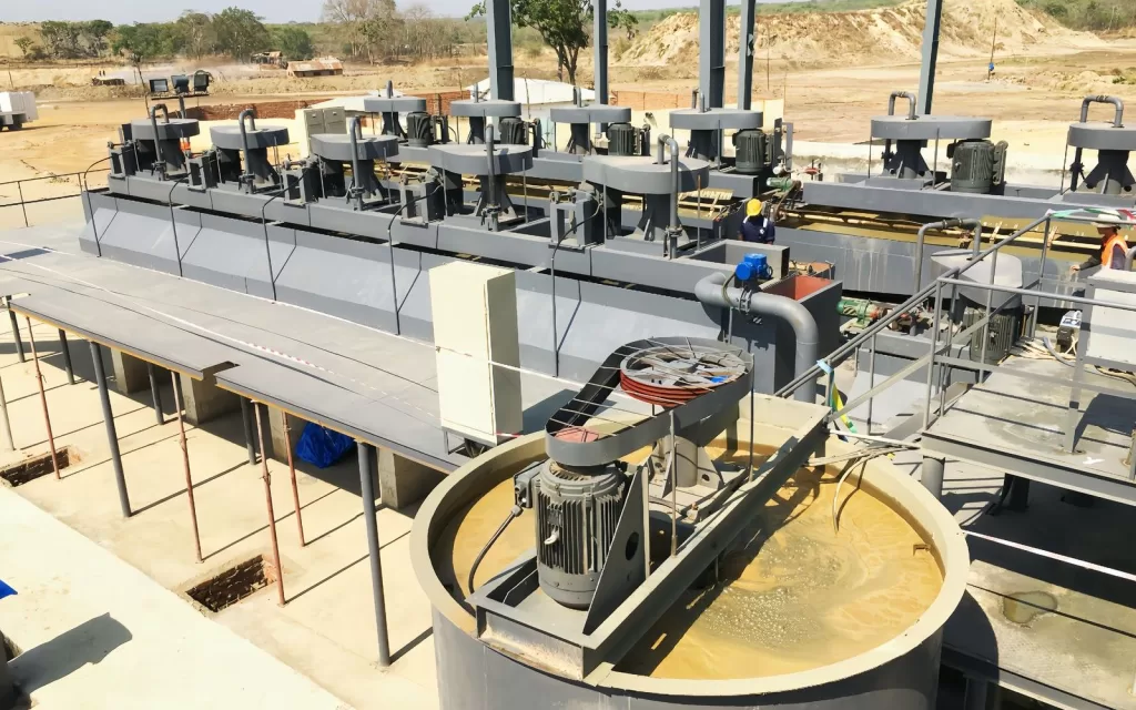 3.-Agitation-tank-and-First-stage-flotatin-Cells