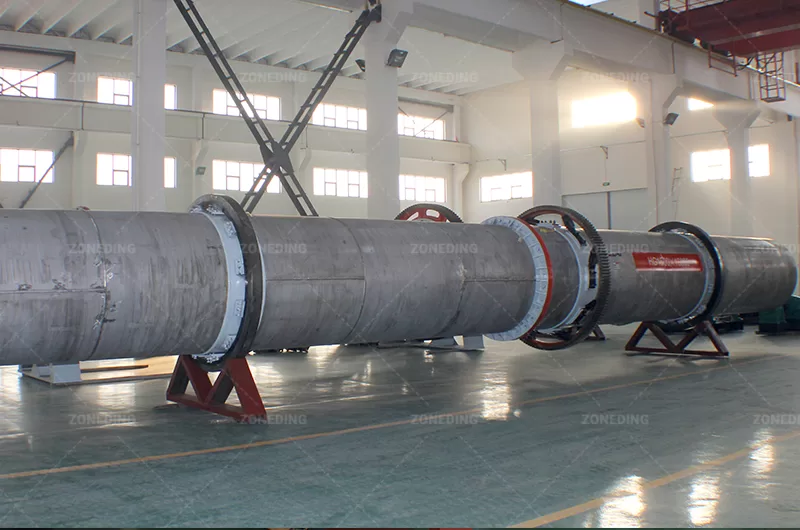 ZONEDING rotary dryer designed for sticky materials like cassava residue