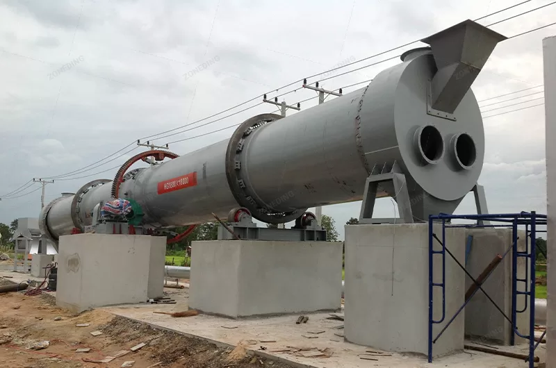 Coal dryer working site