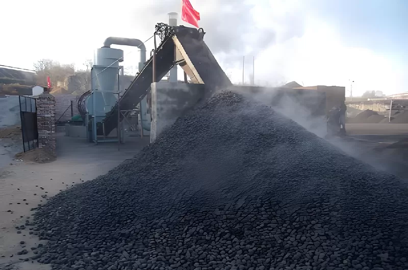 Coal dryer working site
