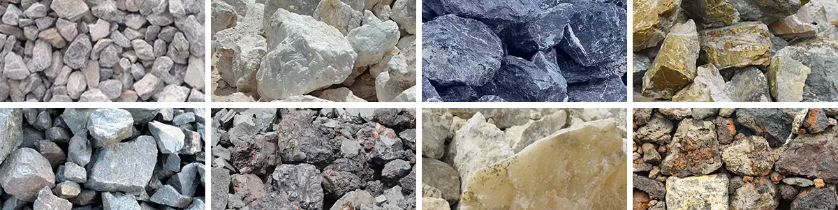 Mobile cone crusher application materials