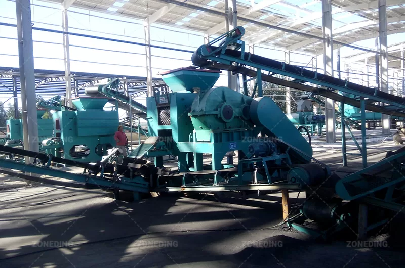 Hydraulic Dry Powder briquette machine Case