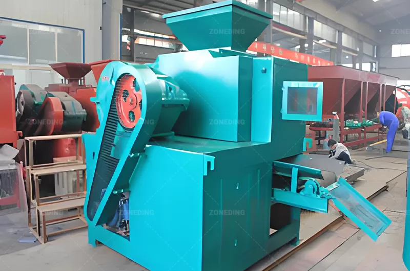 Normal roller briquette machine