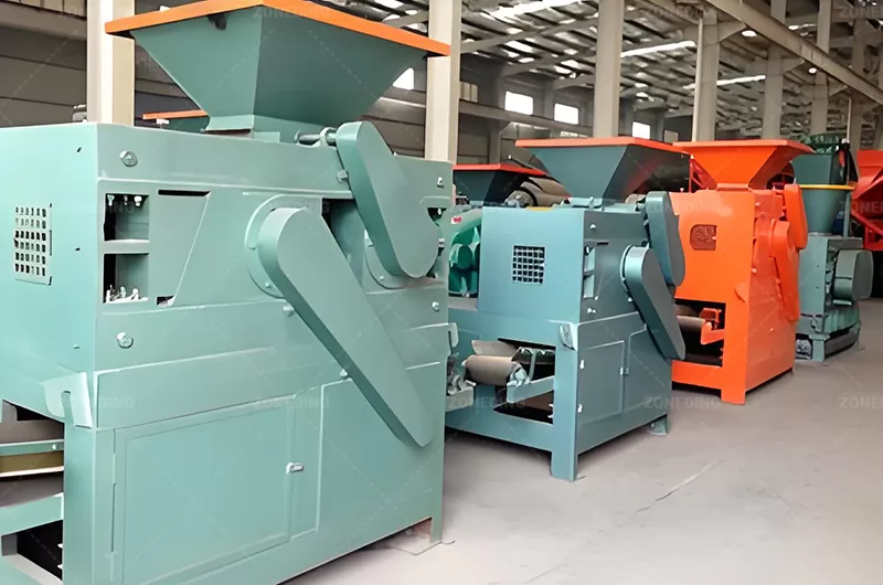 Normal roller briquette machine