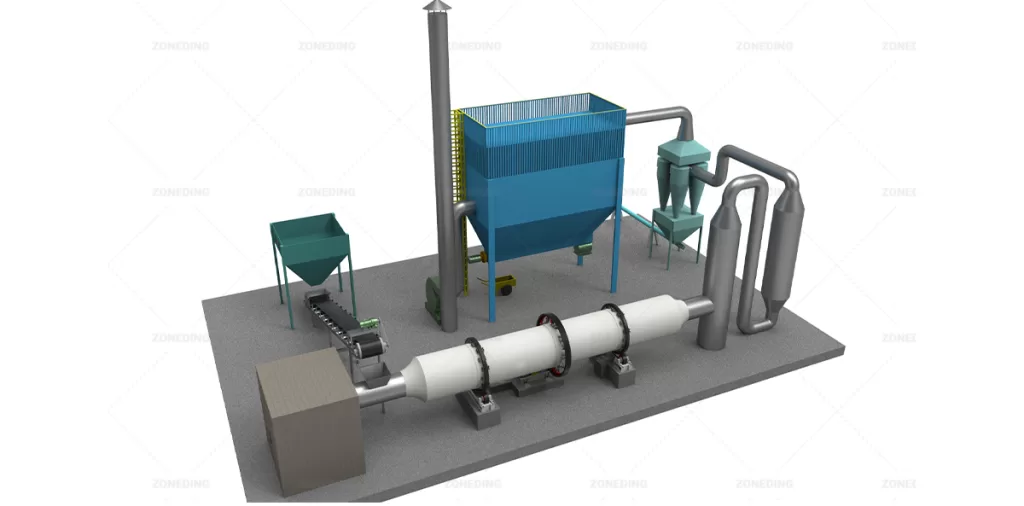 Cocopeat Dryer machine production line