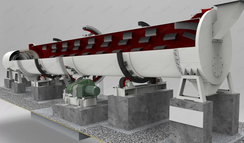 Working principle of slurry dryer