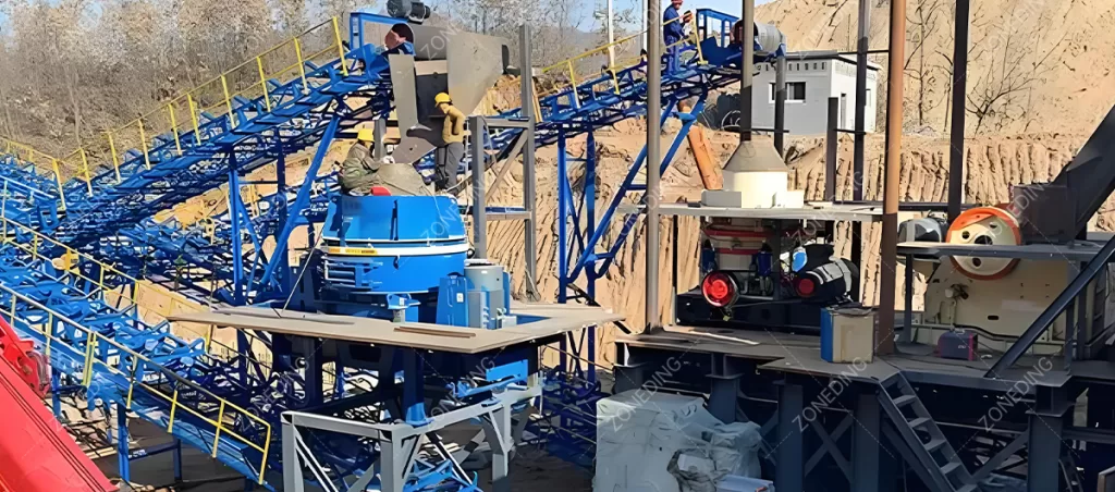 dolomite processing line