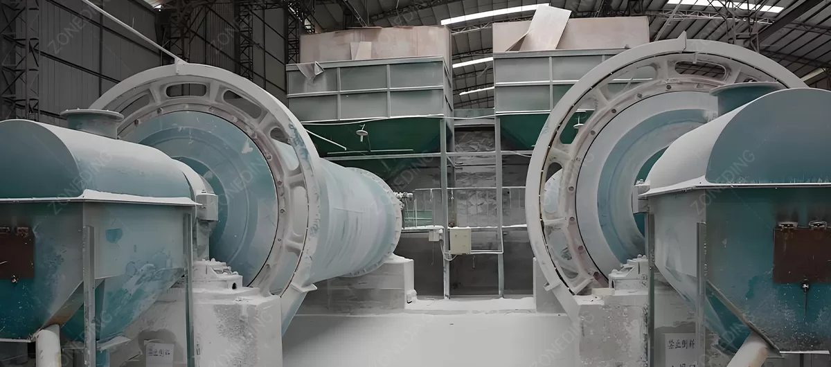 Limestone grinding production line
