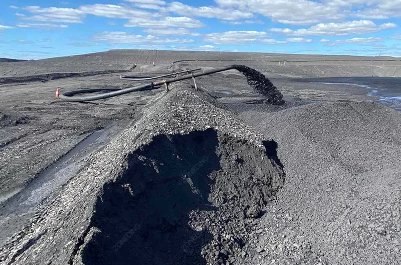 Dry stacking of tailings