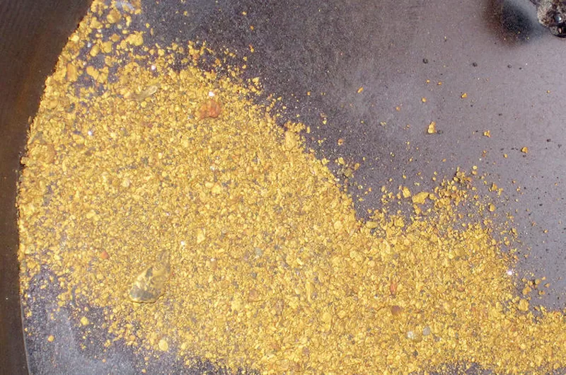 Fine Gold Particles
