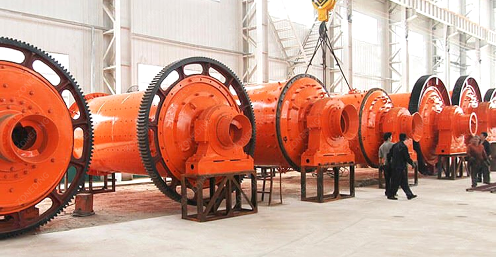 different capacity ball mill