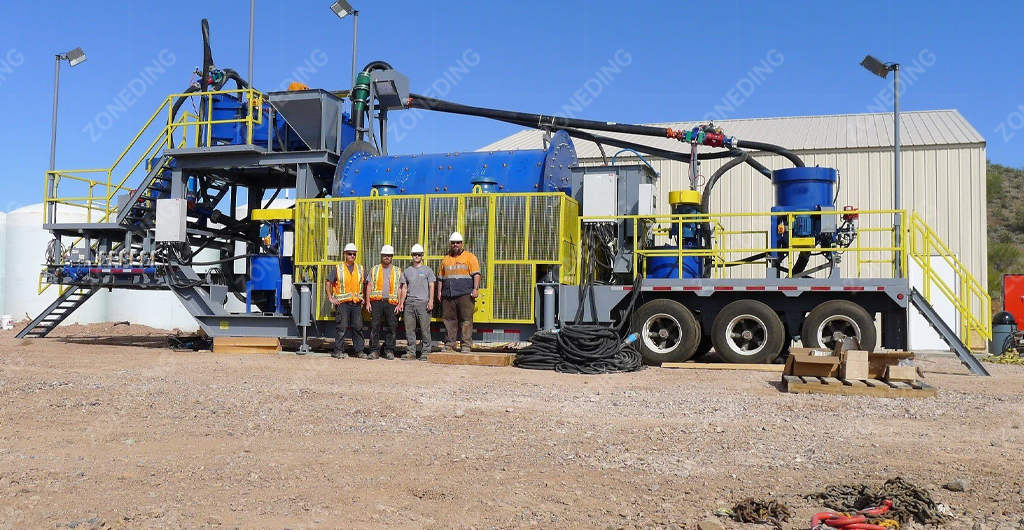mobile gold processing plant