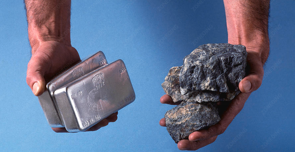 extract silver ore